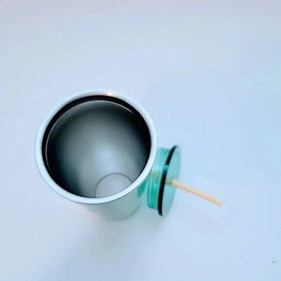 2020 Starbucks Tumbler Mug 16oz Steel Ombre Green/Copper Cold Cup - Picture 4 of 4